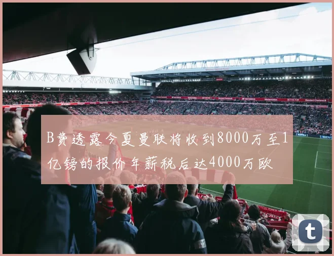 B费透露今夏曼联将收到8000万至1亿镑的报价年薪税后达4000万欧
